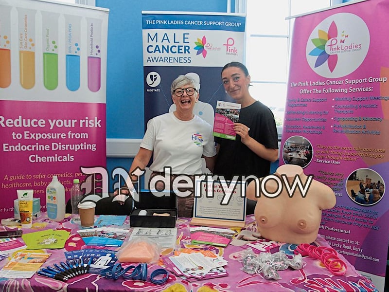 Jacqui Loughery, Hive Cancer Support and Sarah Brown, Hive Cancer Support Volunteer.