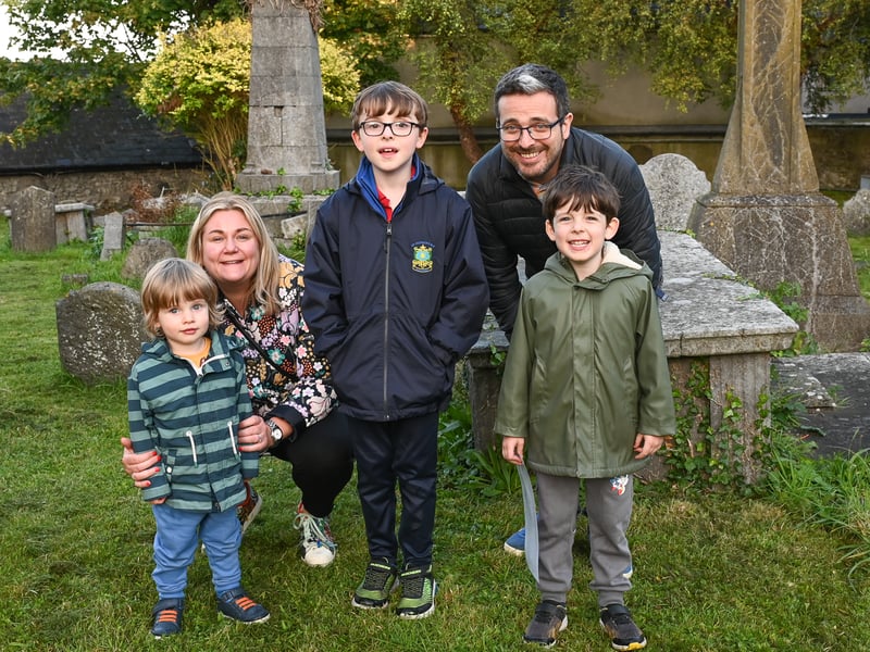 April, Diarmuid, Jude, Mylo Nagle and Hugh Lanigan PICTURE Vicky Comerford