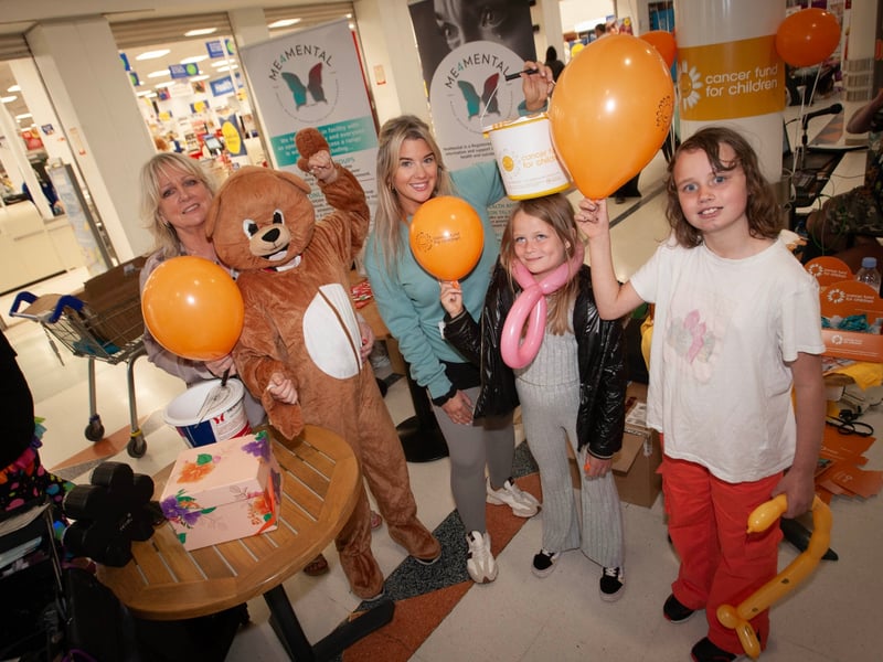 Big smiles all around from some of the children at Friday's Lisnagelvin Shopping Centre's Annual Great Family Fun Day in aid of charities Cancer Fund for Children and ME4 Mental Health Support and Suicide Prevention.
