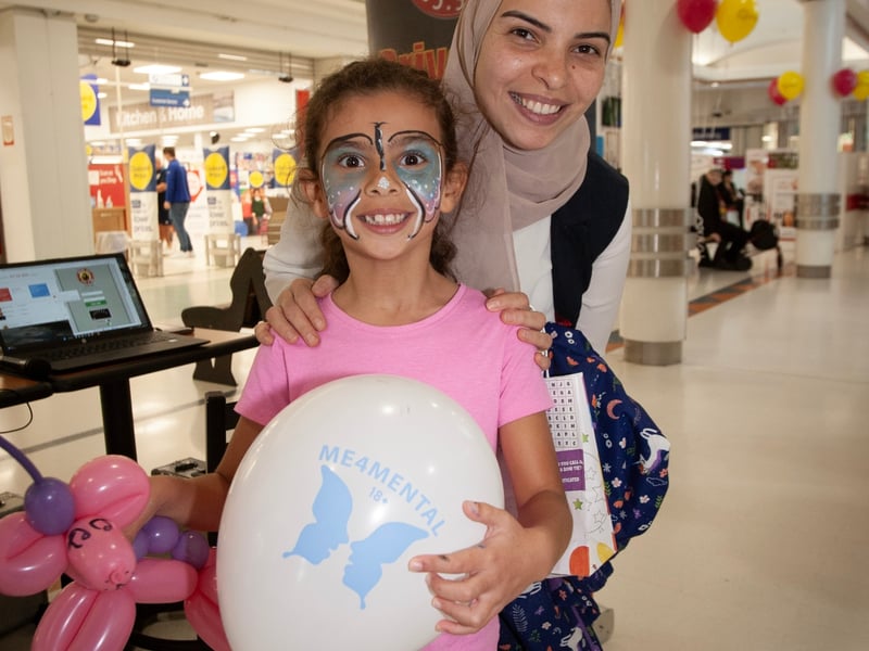 Showing their support at the Lisnagelvin Shopping Centre's Annual Great Family Fun Day.