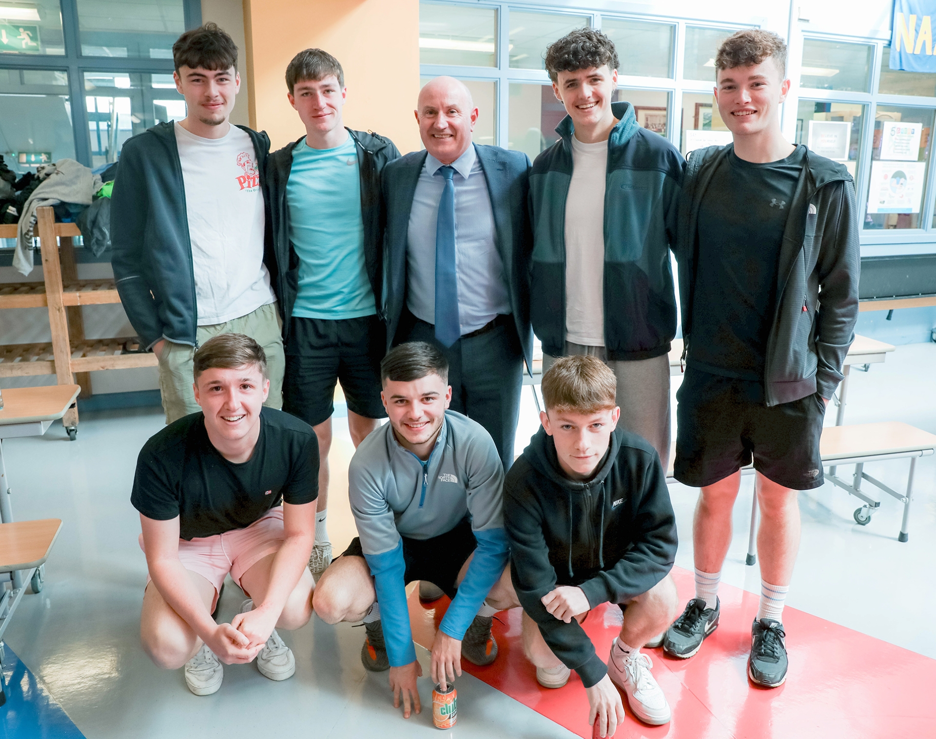 PHOTO: CBS Naas students gather in the school to celebrate Leaving Cert ...