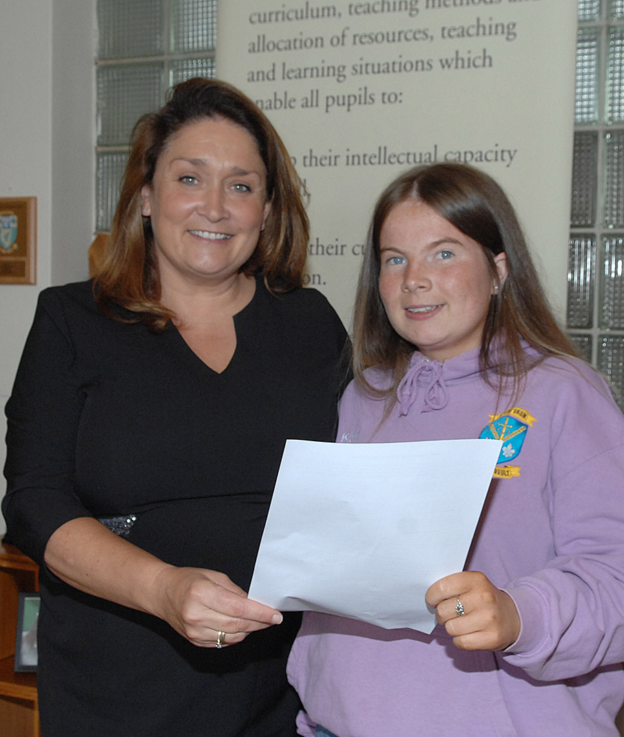 PHOTOS: Leaving Cert results day at St Louis Dundalk