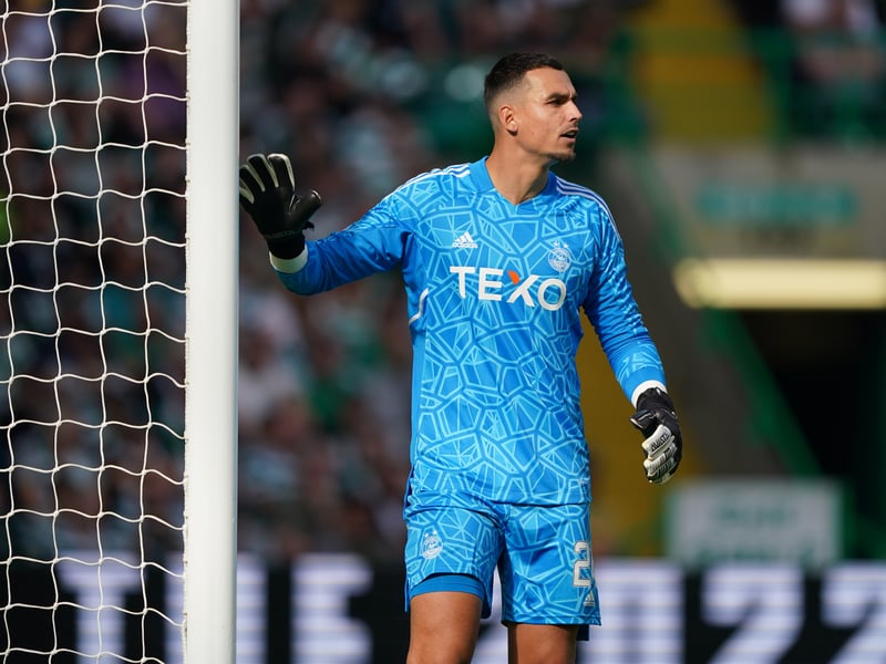 Joining on a free transfer from Derby County in 2022, the Dutch goalkeeper was initially a fans' favourite at Aberdeen after helping the club claim a third-place finish. However, opinion shifted drastically during his second year due to several error-strewn performances. He departed to sign for Serie C side Triestina. He made a temporary return to the Scottish Premiership last season by signing for Kilmarnock on loan, but was released by his parent club Notts County last month and is still searching for his next move.