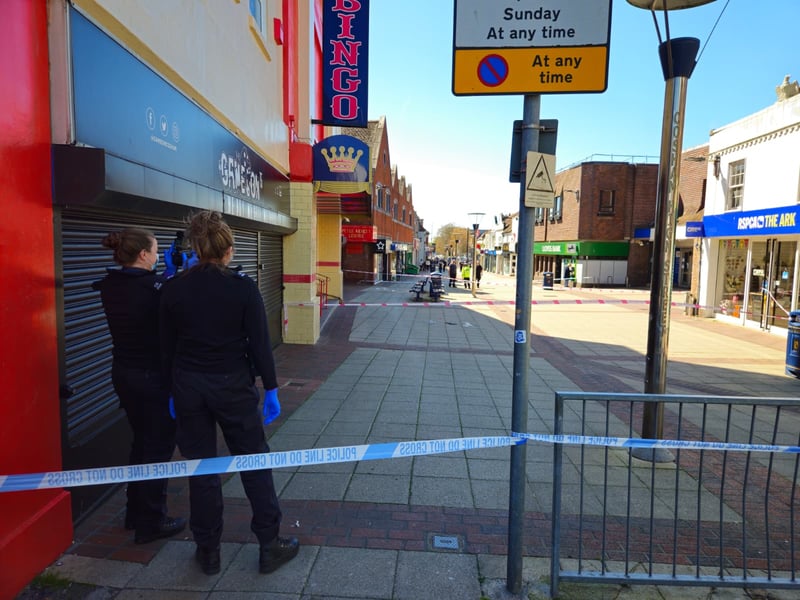 Police enquiries are ongoing after a man suffered life-threatening injuries in an attack on Cosham High Street in the early hours of April 24.