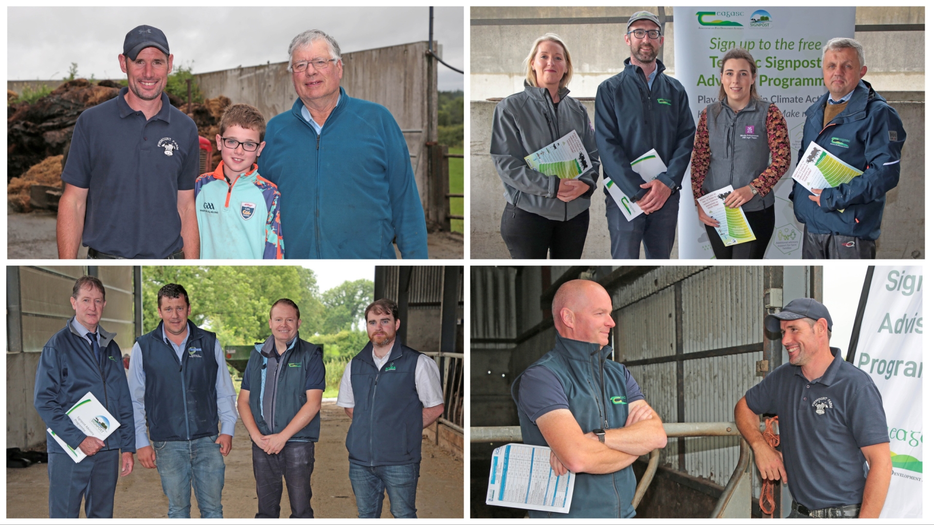 On June 27, the Signpost Advisory Programme was launched by Teagasc in the Roscommon/Longford Advisory Region. This new advisory programme will complement existing advisory services and programmes already being provided to farmers in the region. READ MORE BELOW PHOTO The programme is designed to support and enable farmers to farm more sustainably with an emphasis on reducing greenhouse gas emissions from their individual farms, thus contributing to the overall national effort by the agricultural and food sector to reduce greenhouse gas emissions by 25% by 2030. The programme will be an extension to the existing Signpost (Farmers for Climate Action) Programme that has established a network of more than 120 demonstration farms around the country, including 6 in Roscommon/Longford, in collaboration with 65 Industry Partners. The Signpost Advisory Programme will add significantly to this programme by providing individual farmers greater access to support and tools to help them to adopt the appropriate practices and technologies on their farms that will impact on the emissions from their farm. This is a free advisory service and available to all farmers across all enterprises. The overall aim of the programme is to give all farmers the confidence to adopt new and existing technologies and production systems that will allow them to reduce greenhouse gas emissions while maintaining and improving farm profitability. The programme will utilise an exciting new sustainability digital platform (to be known as AgNav), being developed collaboratively by Teagasc, ICBF and Bord Bia. This new AgNav platform will allow farmers to “Know My Number” by calculating and assessing the sources of emissions on their individual farms. The AgNav platform will also provide a way of comparing the impacts of different technology and farm practice options on reducing these emissions and for a farm to “Make My Plan” by selecting actions that can be implemented on the farm in the future that will reduce emissions. Speaking at the