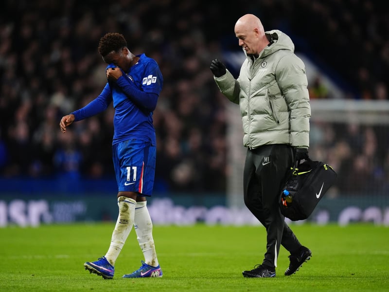The winger is a long-term absentee at Chelsea after suffering a hamstring injury