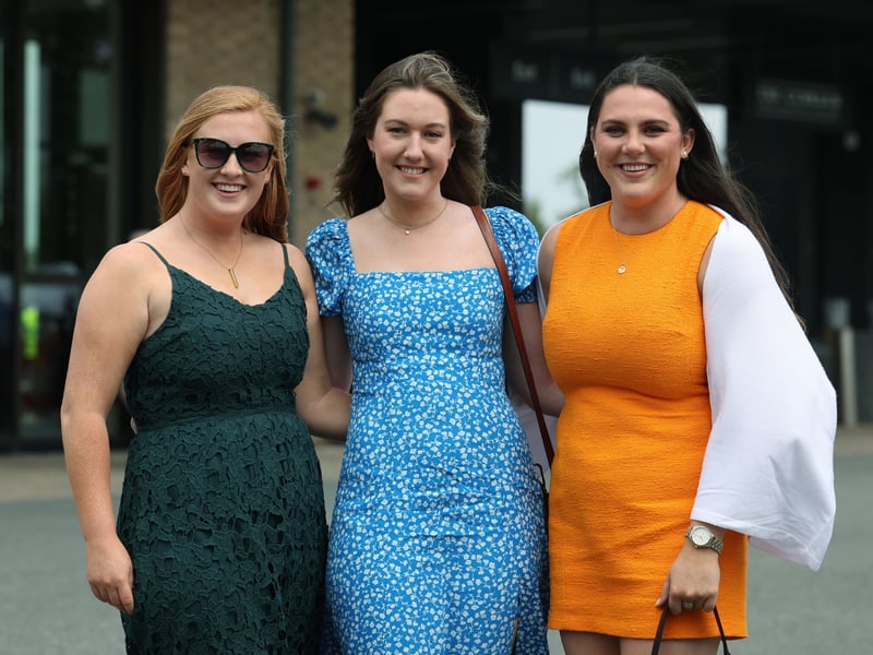 Joey Lyons from Meath with Emma Hannin and Emer Hegarty from Kildare.
