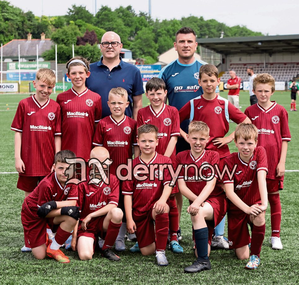 Newbuildings football team. 