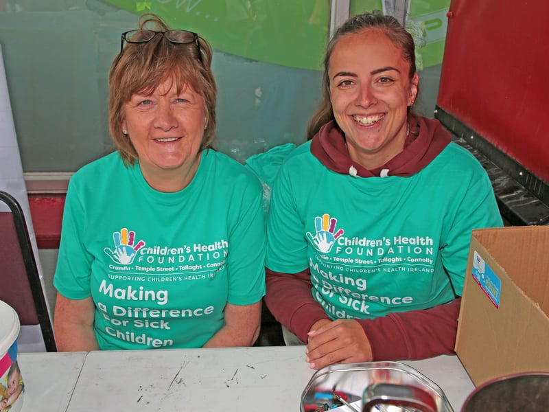 Caption: Mary Kelly and Paulina Zajaczkowska at the Ballymahon fundraiser Picture: Shelley Corcoran