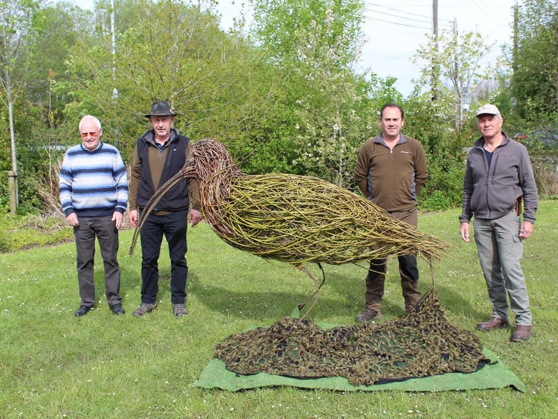 Members of the Curlew Action Team who are presently working in the Leitrim / North Roscommon area. Left to right: Franky Flynn, Jim Flynn, Peter Daly and Andre Van Vuuren.