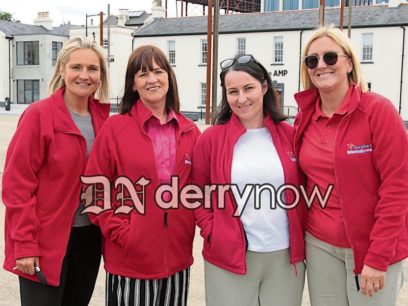 Surestart Edenballymore team at the event. 