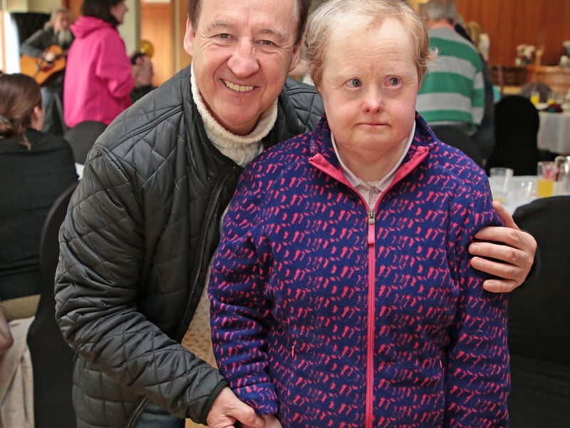 Caption: Declan Nerney and Rita Keogh at Joe Connell's 70th birthday party Picture: Shelley Corcoran
