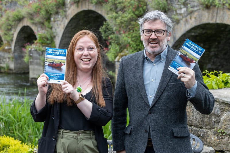 In PICTURES: Laois Rose and RTÉ man help launch epic river story