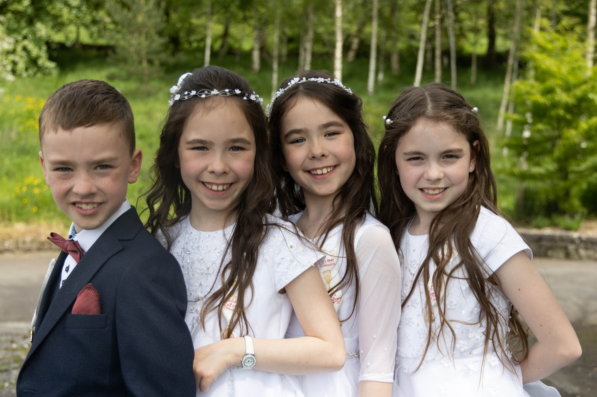 Limerick quads make their Holy Communion in style