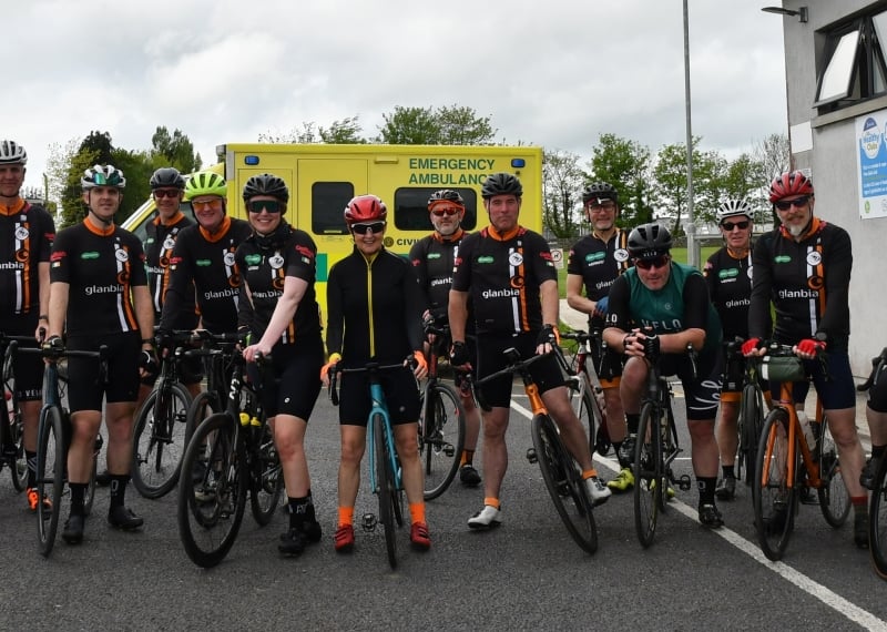 The Marble City Cyclers turned out in force to support the Sportive