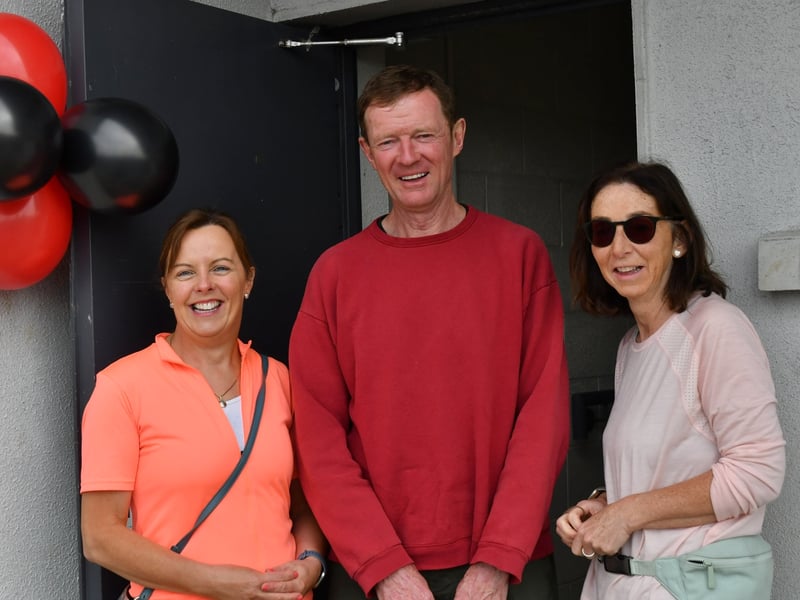 Mary Daly with Dave Bowe and Claire Bergin