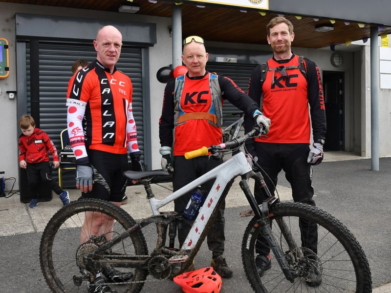 Davy Ronan with Jay Edwards and Paul Molloy