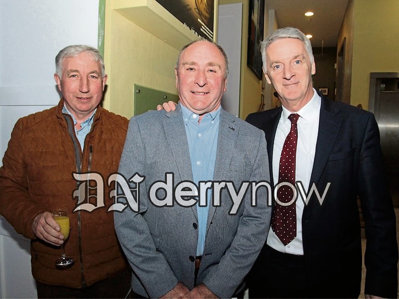 Cecil McCloskey, Clarke Killen and Daniel McAteer. (Photos - Deirdre Heaney, nwpresspics)