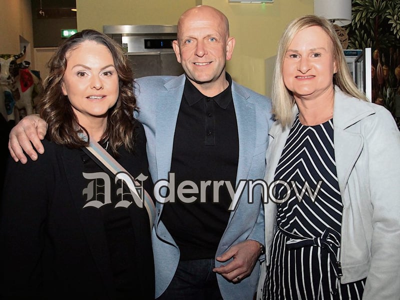 Aideen McFadden, Ian Morton and Mary McFadden.
