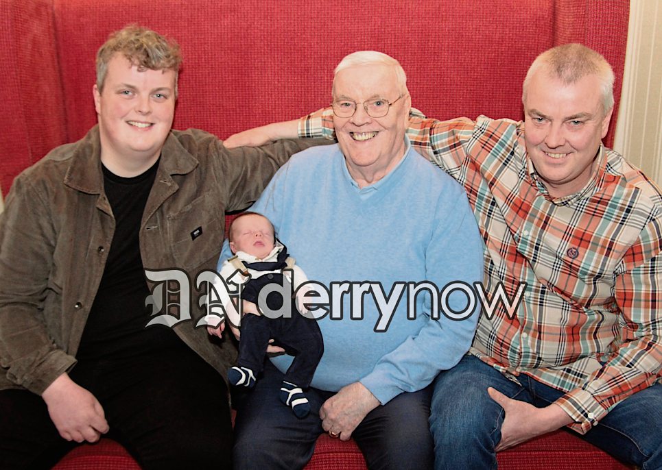 IN PICTURES: George McIntyre celebrates his 80th birthday at Derry's ...