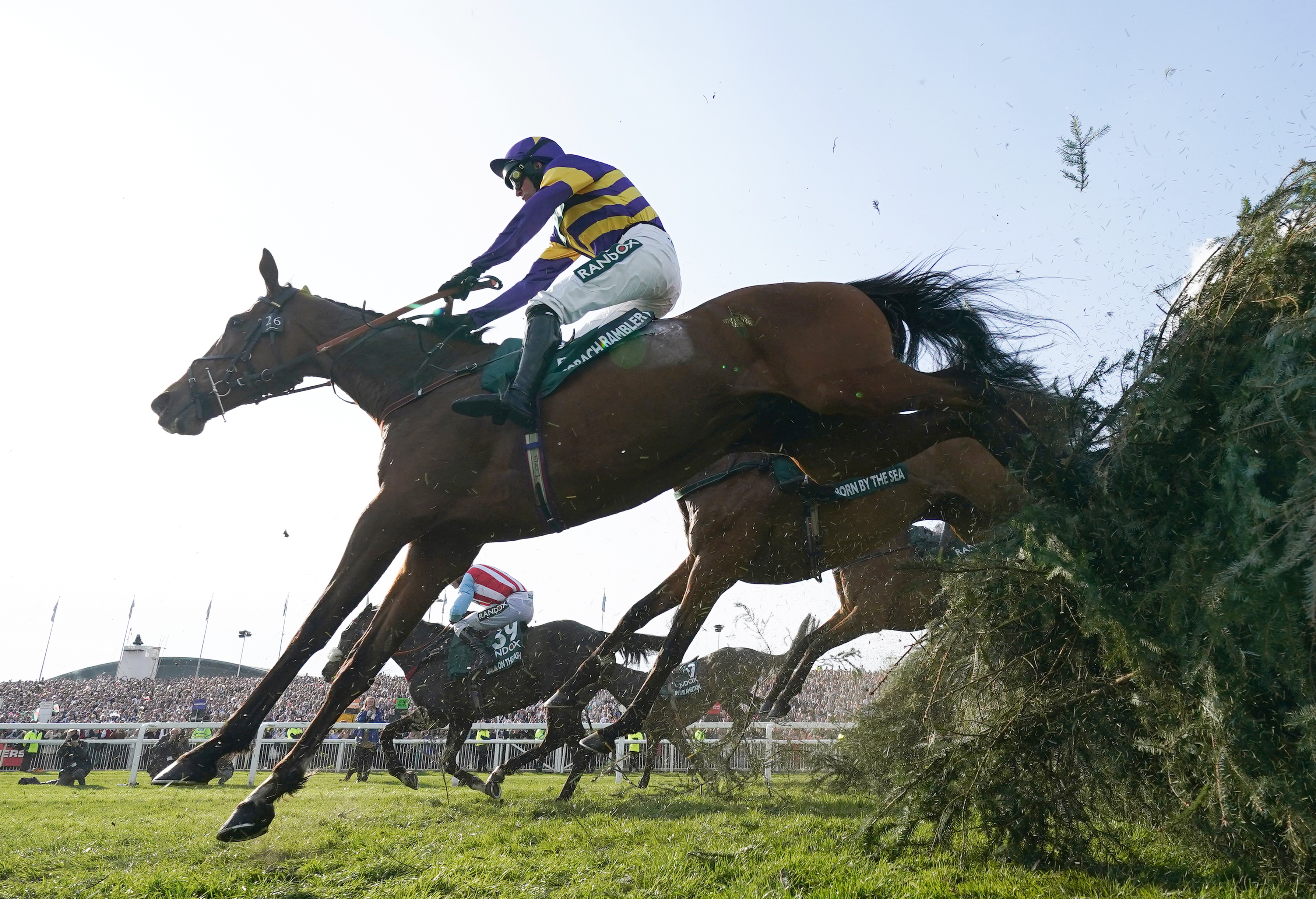 Here, the PA news agency looks at some of the best images from the weekend’s sporting action.