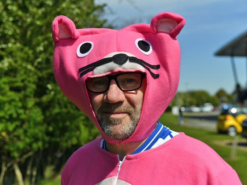 Who knew the Pink Panther is a Hartlepool fan?