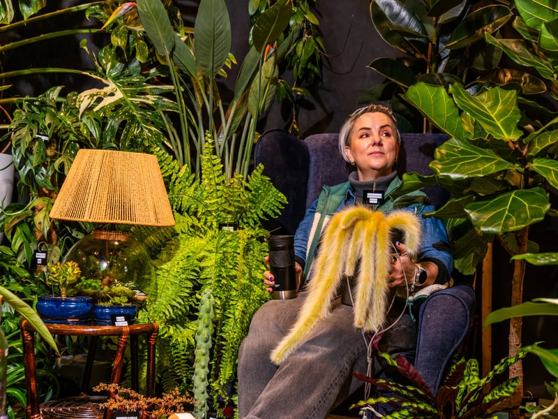 Sonia Pounder, from The Plant Point based at the Corn Exchange, Leeds, has been awarded Premier Gold for her show display.