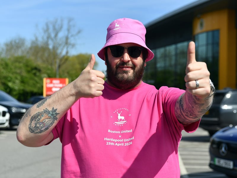 Hartlepool fans were dressed in pink in support of the work of Breast Cancer and Hartlepool’s Alice House Hospice.