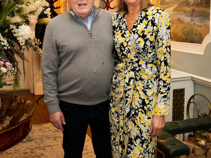 Attending the Liath and Lady Helen Dining Evening at Mount Juliet Estate. From left; Paul and Maureen Dunlop from Causeway Geotech. Photo; Mary Browne