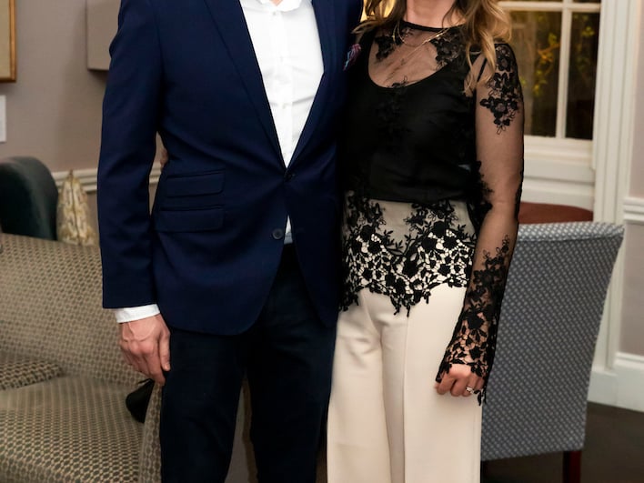  Attending the Liath and Lady Helen Dining Evening at Mount Juliet Estate. From left; Kevin and Valerie Kinsella. Photo; Mary Browne