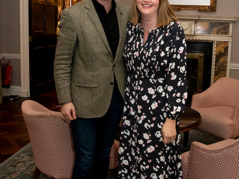Attending the Liath and Lady Helen Dining Evening at Mount Juliet Estate. From left; Damien and Julie Gaffney. Photo; Mary Browne
