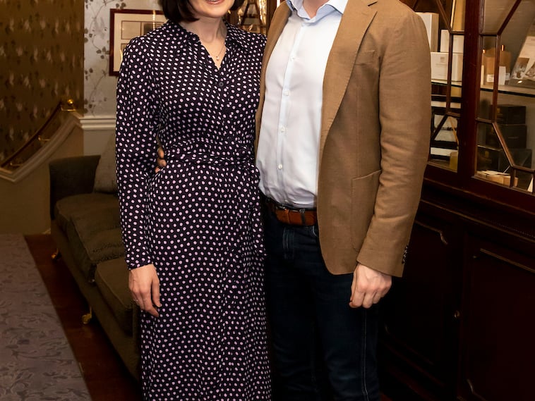 Attending the Liath and Lady Helen Dining Evening at Mount Juliet Estate. Grainne Regan and Neil Kinsella. Photo; Mary Browne