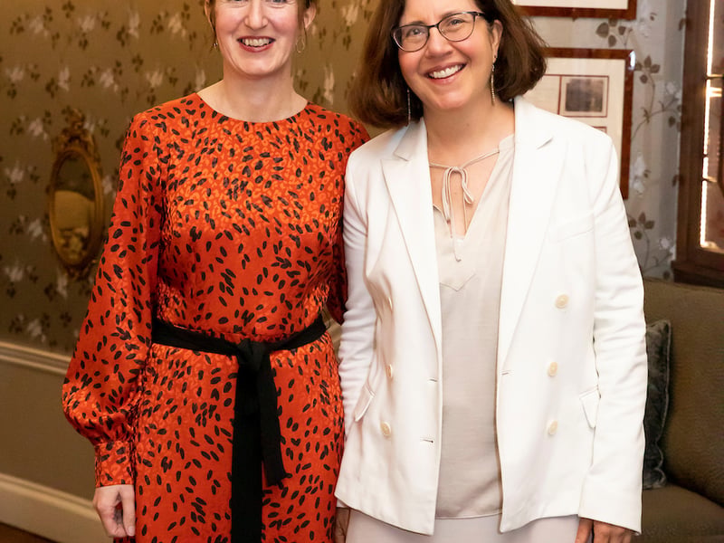 Attending the Liath and Lady Helen Dining Evening at Mount Juliet Estate. Veronica Campbell President of the SETU and Clair Gardiner. Photo; Mary Browne