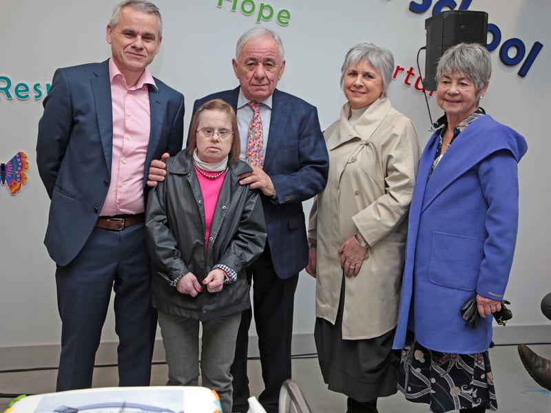 Caption: Mel, Winnie and Frank Donlon, Catherine O'Connor, Teresa Bissett Picture: Shelley Corcoran