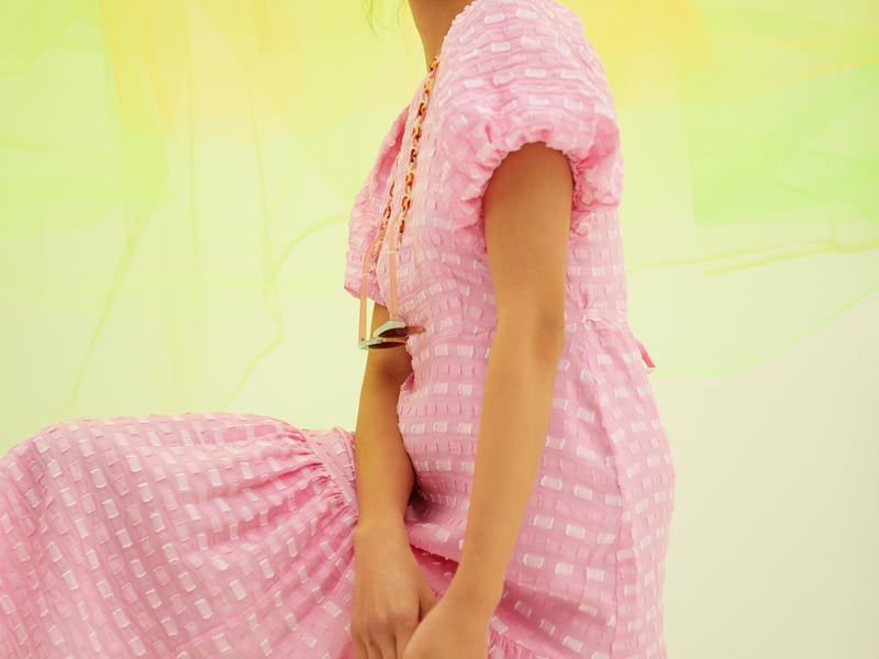 River Island Pink Poplin Embellished Oversized Shirt, £49; Pink Low Rise Parachute Trousers, £45