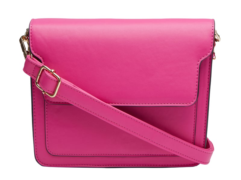 Ted Baker Lounia Lilac Fluted Sleeve Knitted Bodycon Midi Dress, £175; Emie Jewel Detail Cross Body Bag, £110