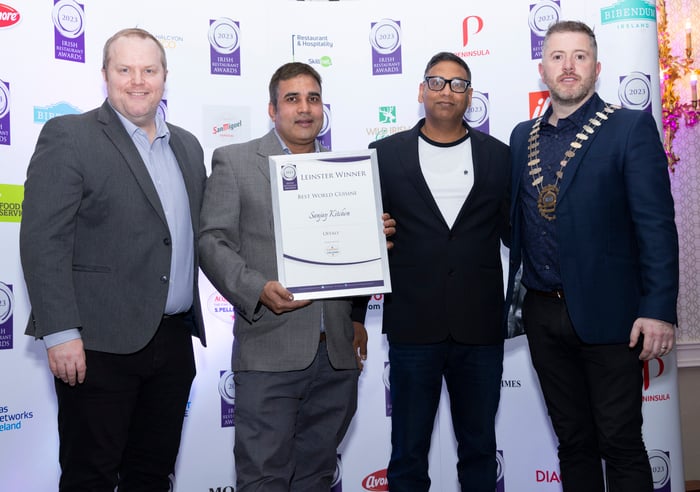 Best World Cuisine Sponsored by San Pellegrino  •  Offaly winner - Sanjay Kitchen  