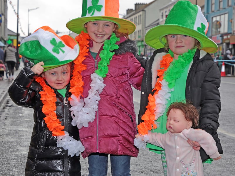 Caption: Willow, Isabella and Kianna Doyle Picture: Shelley Corcoran