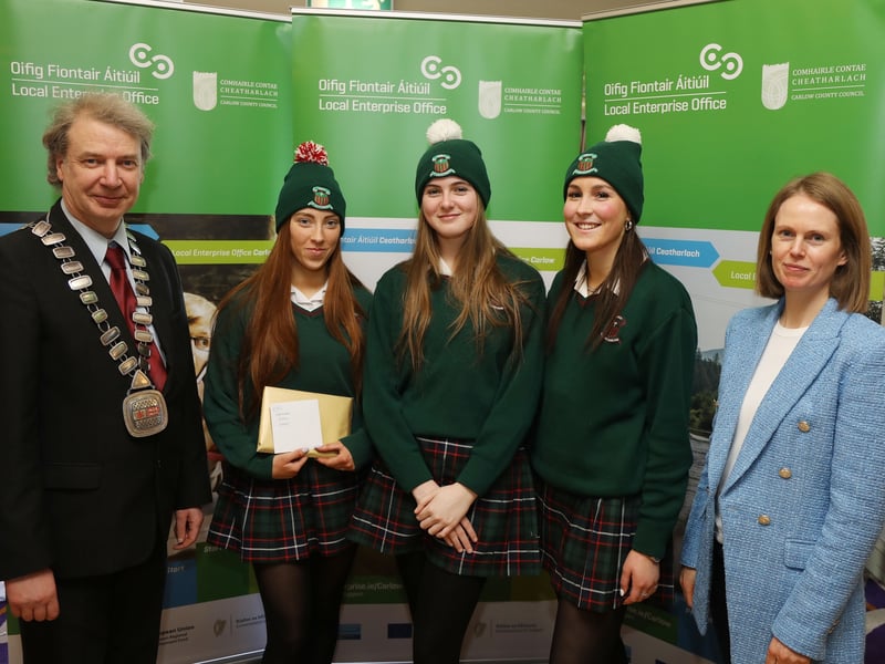 St Leo’s College – St Leo’s Hats Niamh Raftery, Laura Canning, Lauren Gilmore, Niamh Gilmore