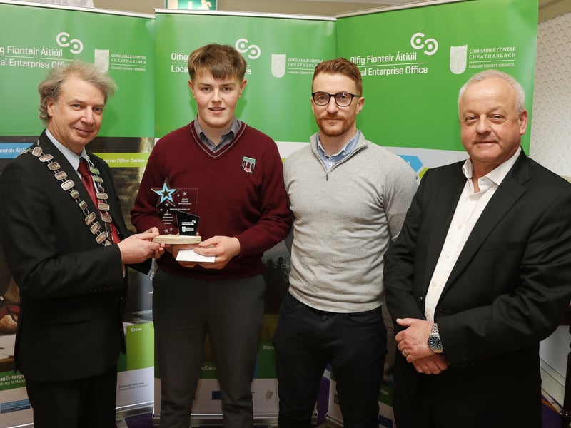 SECOND PLACE Murphy’s Woodwork Borris Vocational School Mosie Murphy