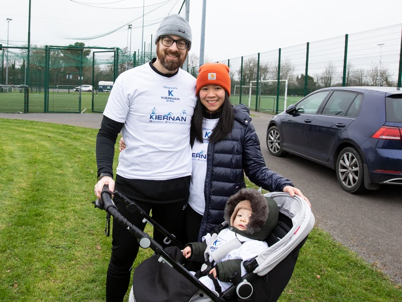 Caption: Longford parkrun played host to the Kiernan Steel Longford Operation Transformation 5k last Saturday morning, March 4 in The Mall Albert Reynolds Peace Park and pictured are first time participants Marco and Luca Trang Picture: Michael Croghan Photography
