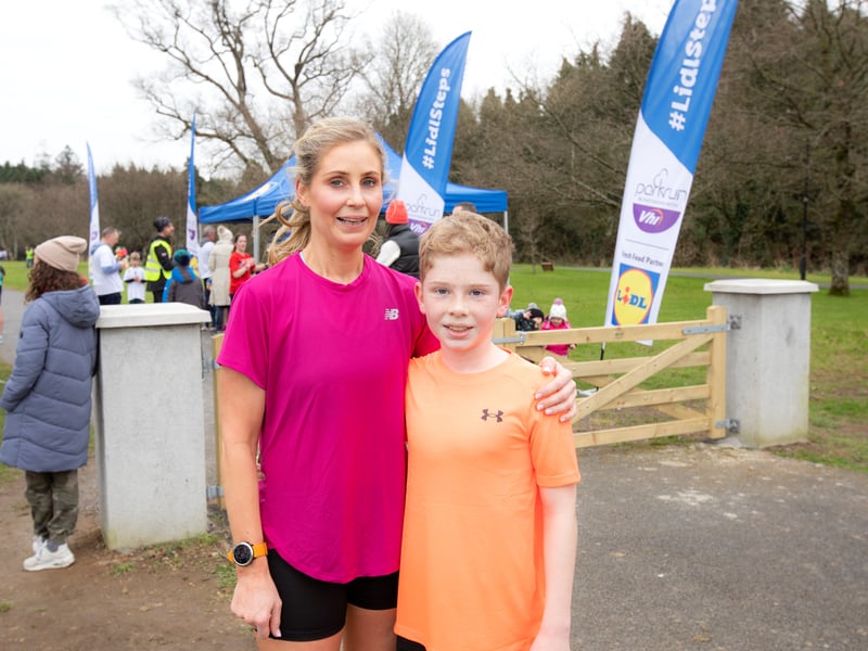 Caption: Longford parkrun played host to the Kiernan Steel Longford Operation Transformation 5k last Saturday morning, March 4 in The Mall Albert Reynolds Peace Park and pictured are Fiona and Adam Mulleady Picture: Michael Croghan Photography