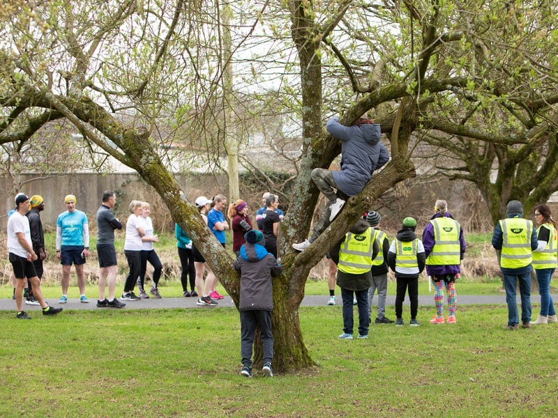 Caption: Longford parkrun welcomed four of the five RTÉ Operation Transformation leaders as it played host to the Kiernan Steel Longford Operation Transformation 5k last Saturday morning, March 4 in The Mall Albert Reynolds Peace Park Picture: Michael Croghan Photography