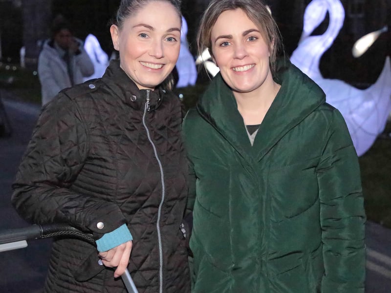 Caption: Aimie Duignan and Genevieve Casey