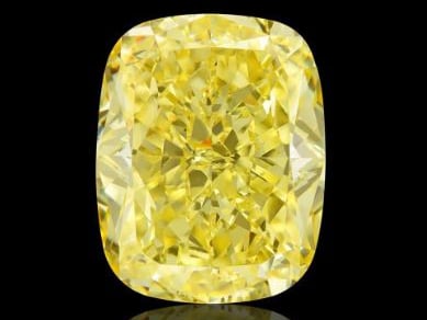 [Lot 248 - Brilliant-cut yellow diamond (15.93 carats). It has an estimate of €250,000 - €350,000]