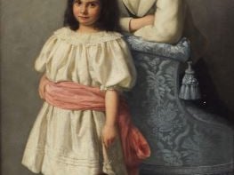 [Lot 64 - A  portrait of a boy and girl, signed, oil on canvas. Dated 1894 by Herman Petzet Estimate: €3,000 - €5,000]
