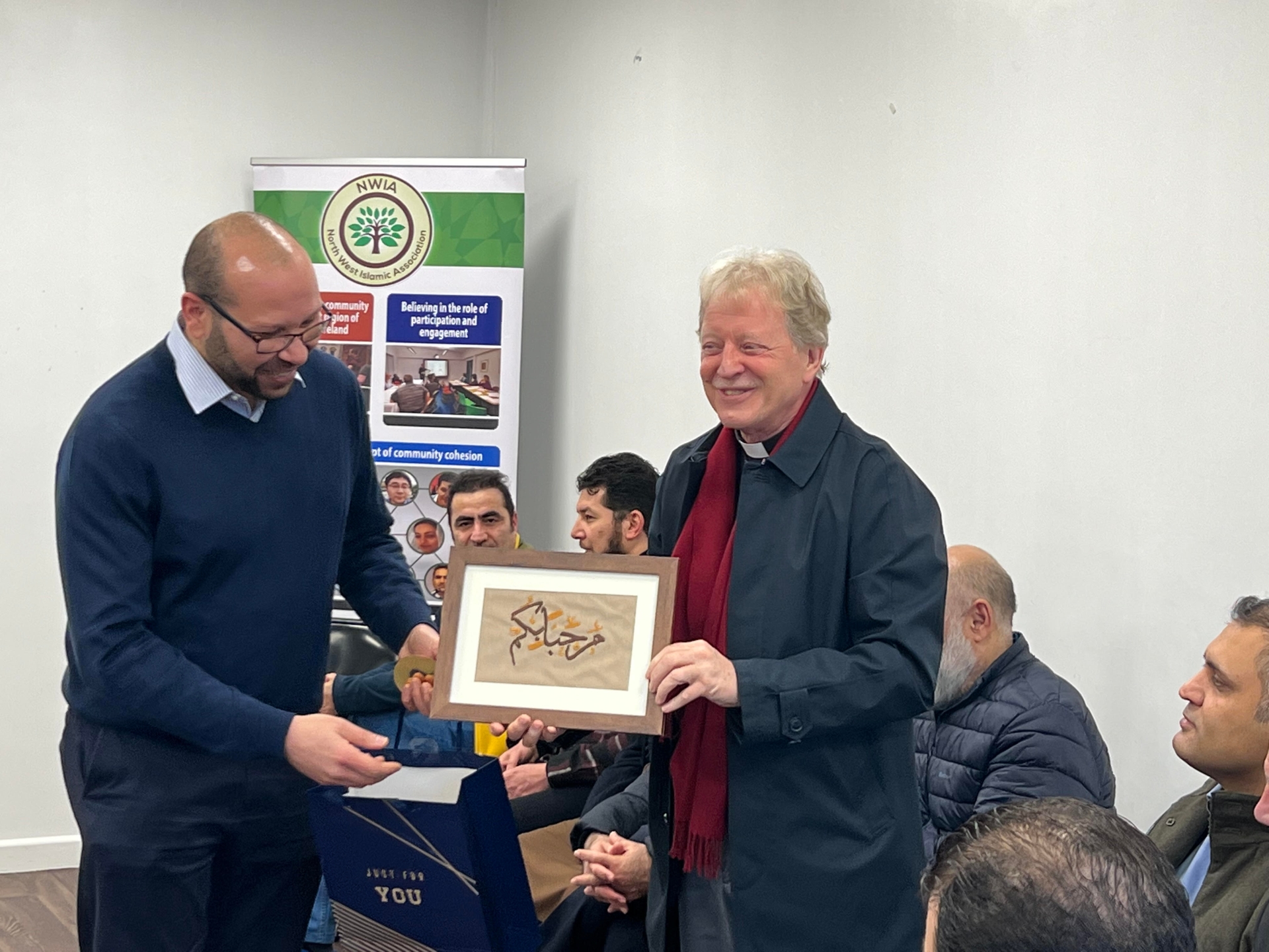 They further engaged in talking with members of the Muslim community and offered condolences to the relatives of the victims of the recent earthquake in Tukey and Syria.