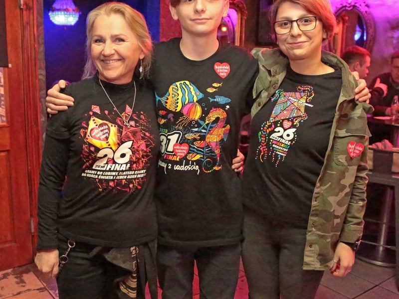 Caption: Marzenna Zablocka, Milosz and Natalia Gil Picture: Shelley Corcoran 