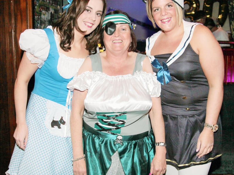 Caption: Sinead, Mary and Laura Hussey