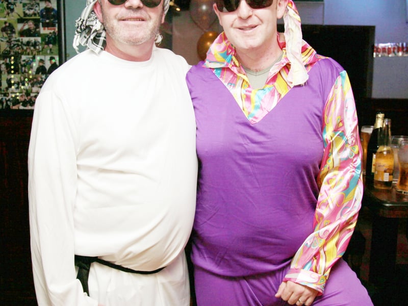 Caption: John Grogan and Shay Treanor